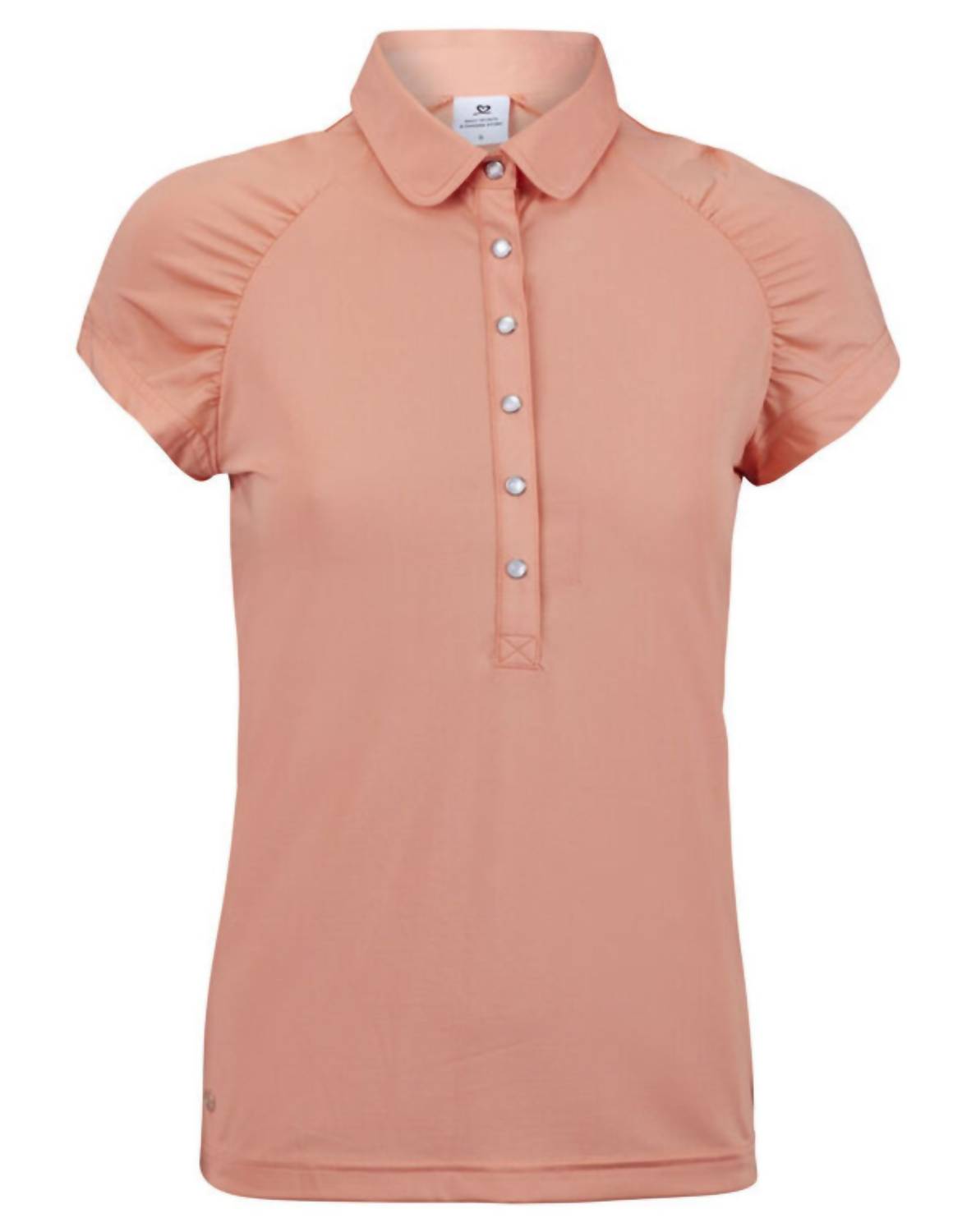 Ariana Cap Sleeve Polo Shirt
