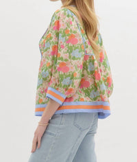Entro - Aurora Floral Top