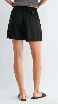 Fun 2 Fun - Rayon Blend Pleated Shorts
