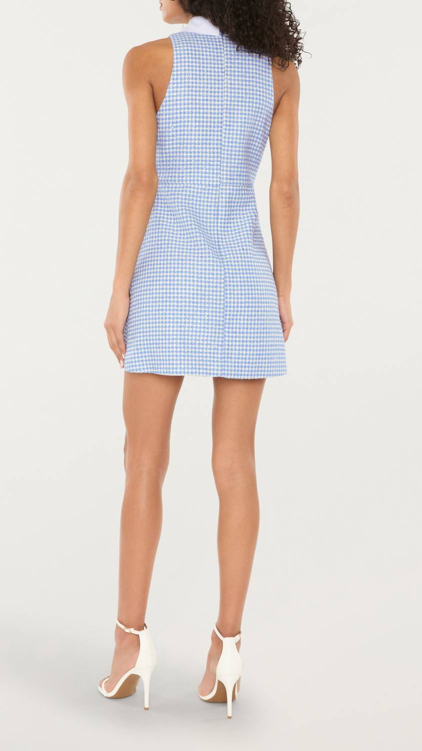 Likely - Athena Collared Tweed Mini Dress