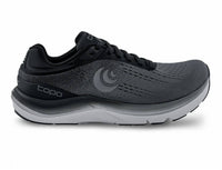 Topo Athletic Women's Magnifly 5 Road Running Shoes in charcoal black - women's shoe
