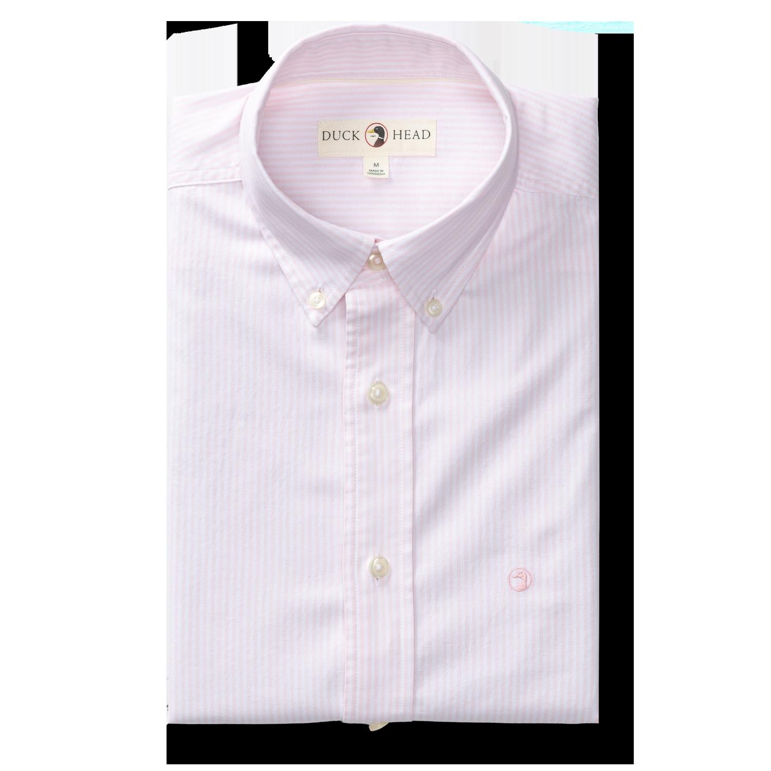 Duck Head - MEN'S COLLIN STRIPE LONG SLEEVE COTTON OXFORD SPORT SHIRT