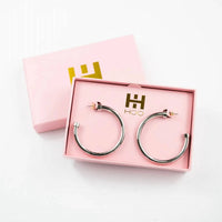 Hoo Hoops - Women's Lightweight Statement Earrings