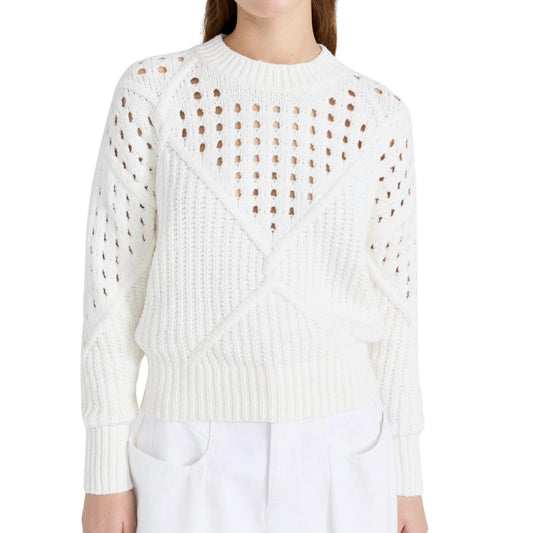 Nives Cotton Engineered Stitch Sweater