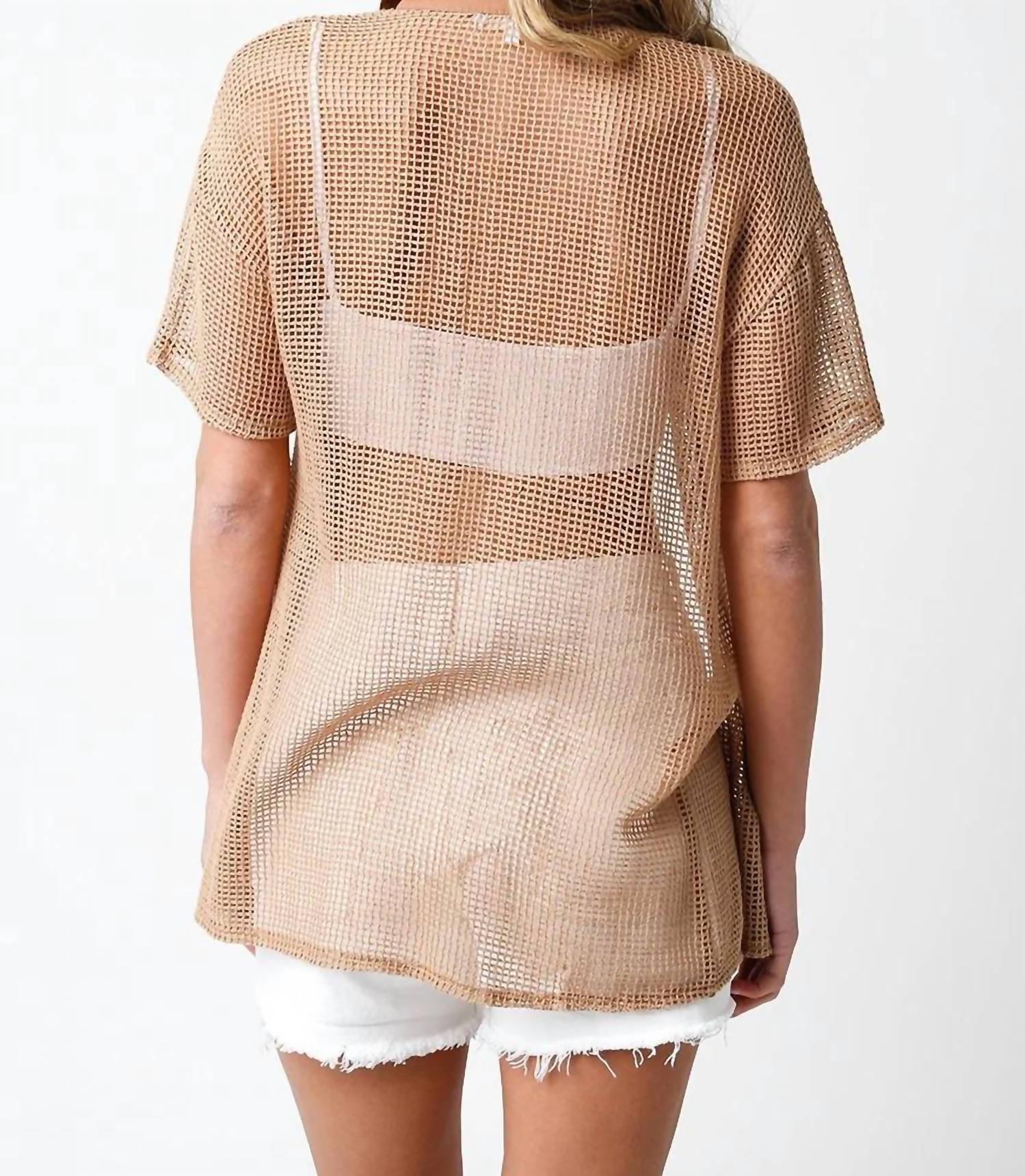 Olivaceous - Brielle Short Sleeves Top