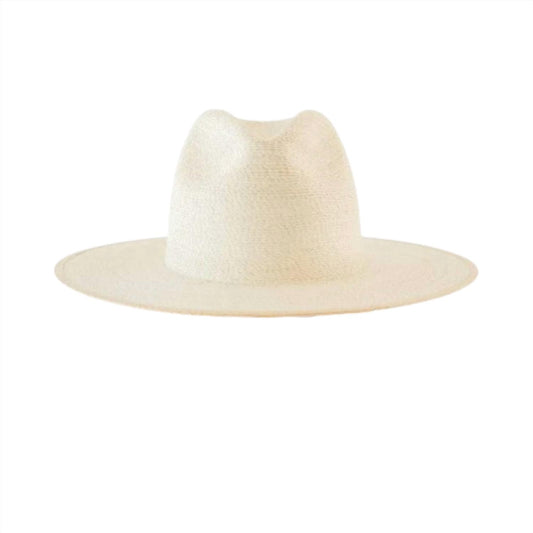 Gigi Pip - Women's Cove Straw Flat Brim Fedora Hat