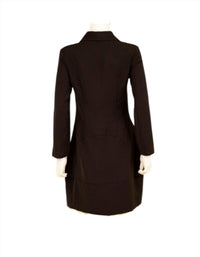 Samuel Dong - Women's Long Sleeve Coat Dress