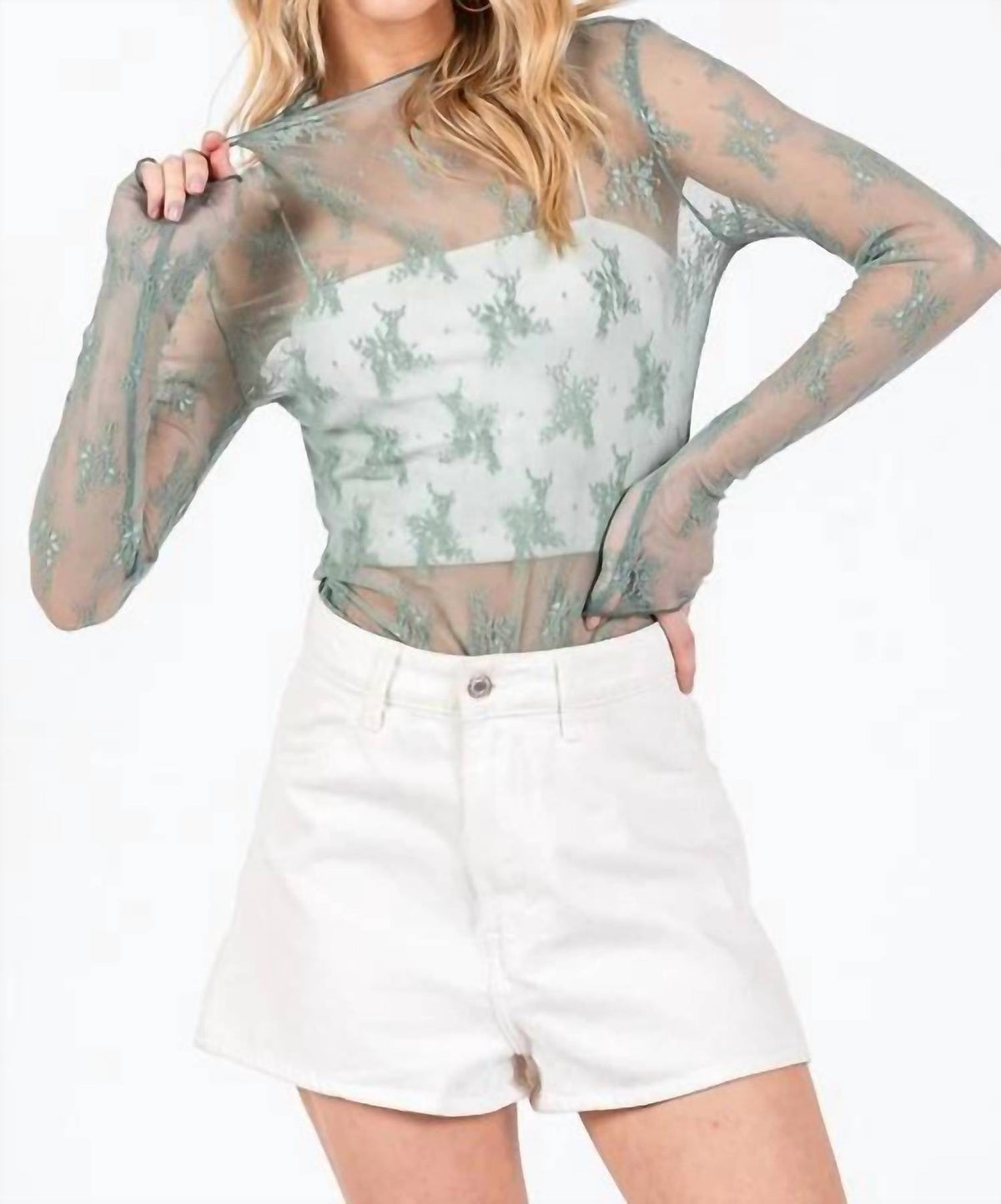 Sewn And Seen - Floral Lace Top