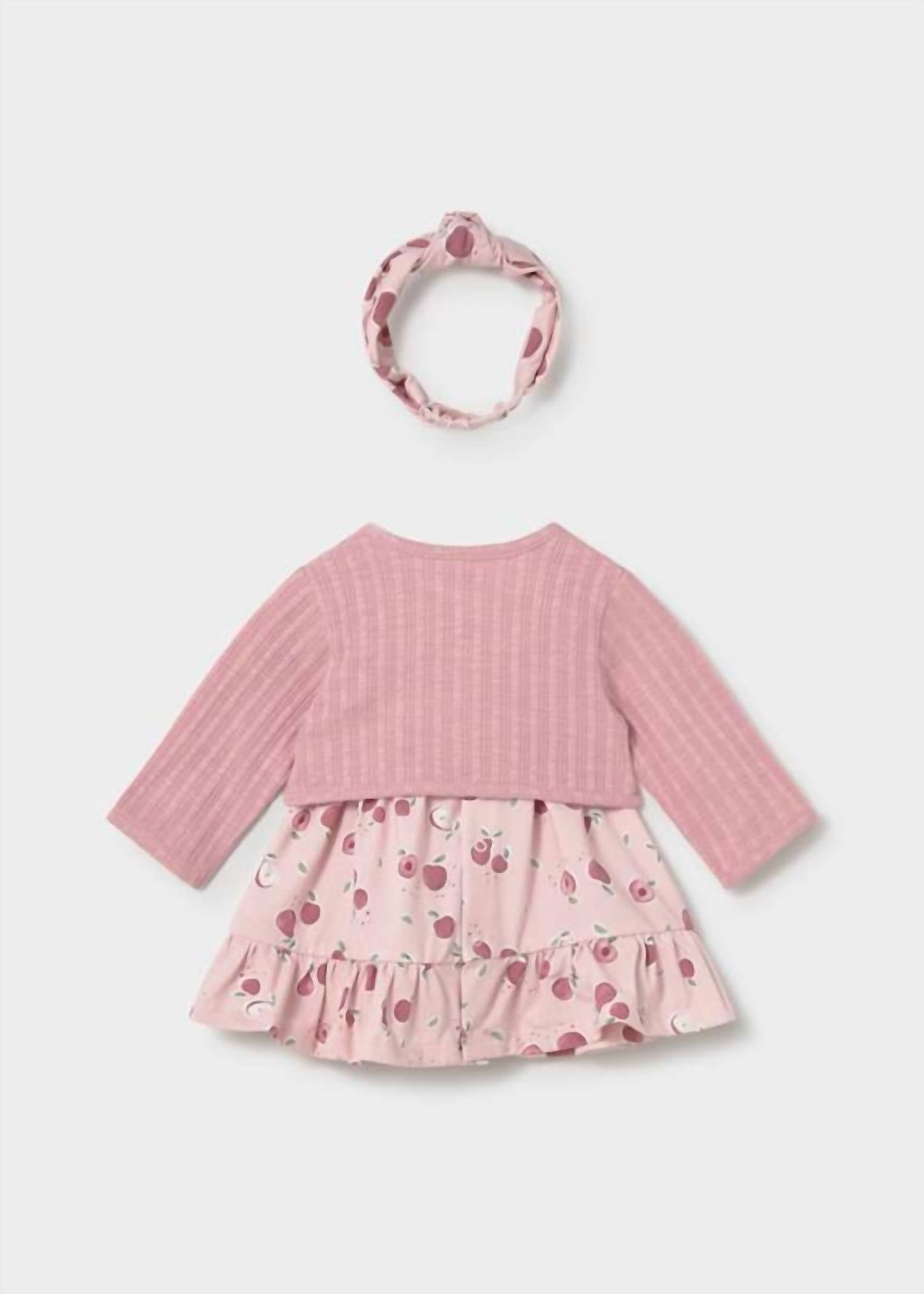 Mayoral - Girls Three-piece Dress Set