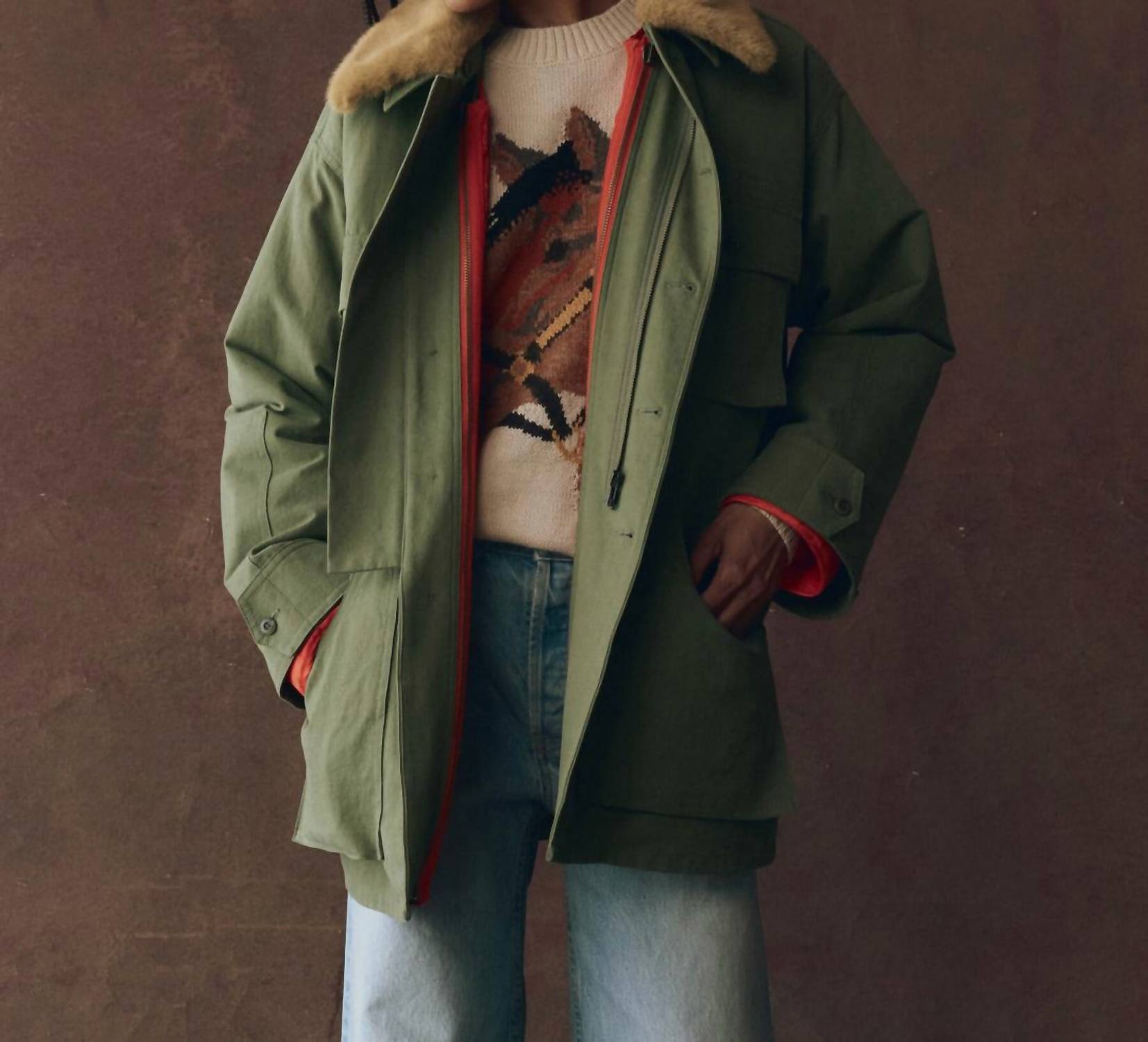 The Great. - Quilted Liner Parka Jacket