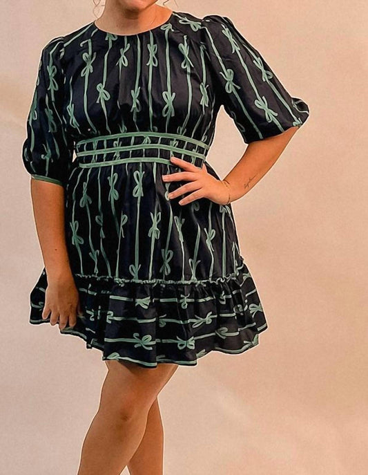 Umgee - Ribbon Print Dress