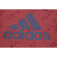 adidas Men's Favorites Graphic Hoodie in legacy red - men's shirt - view 4