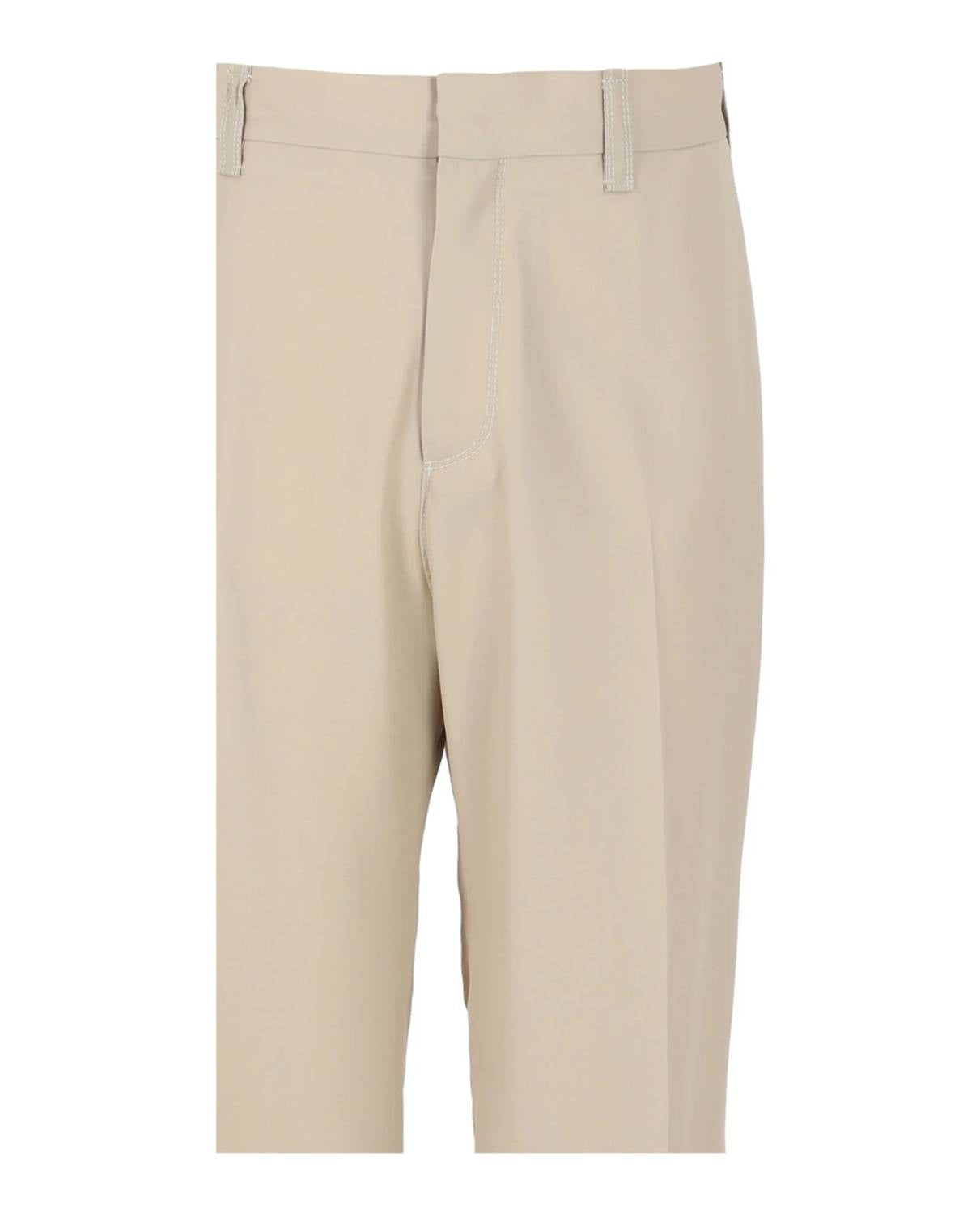 Salvatore Ferragamo - Men's Stitched Wide Leg Trousers