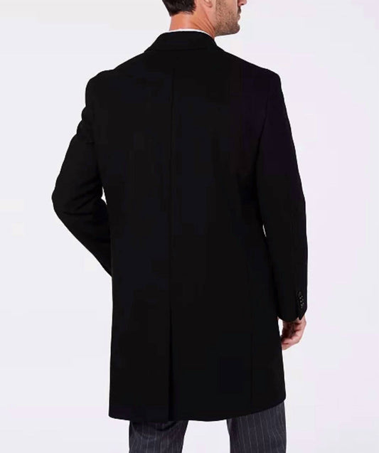 Nautica - Men's Classic Fit Batten Overcoat