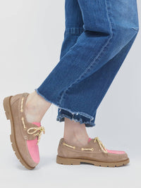 Woden - Women's Johanne Tricolor Sneaker Boat Shoe