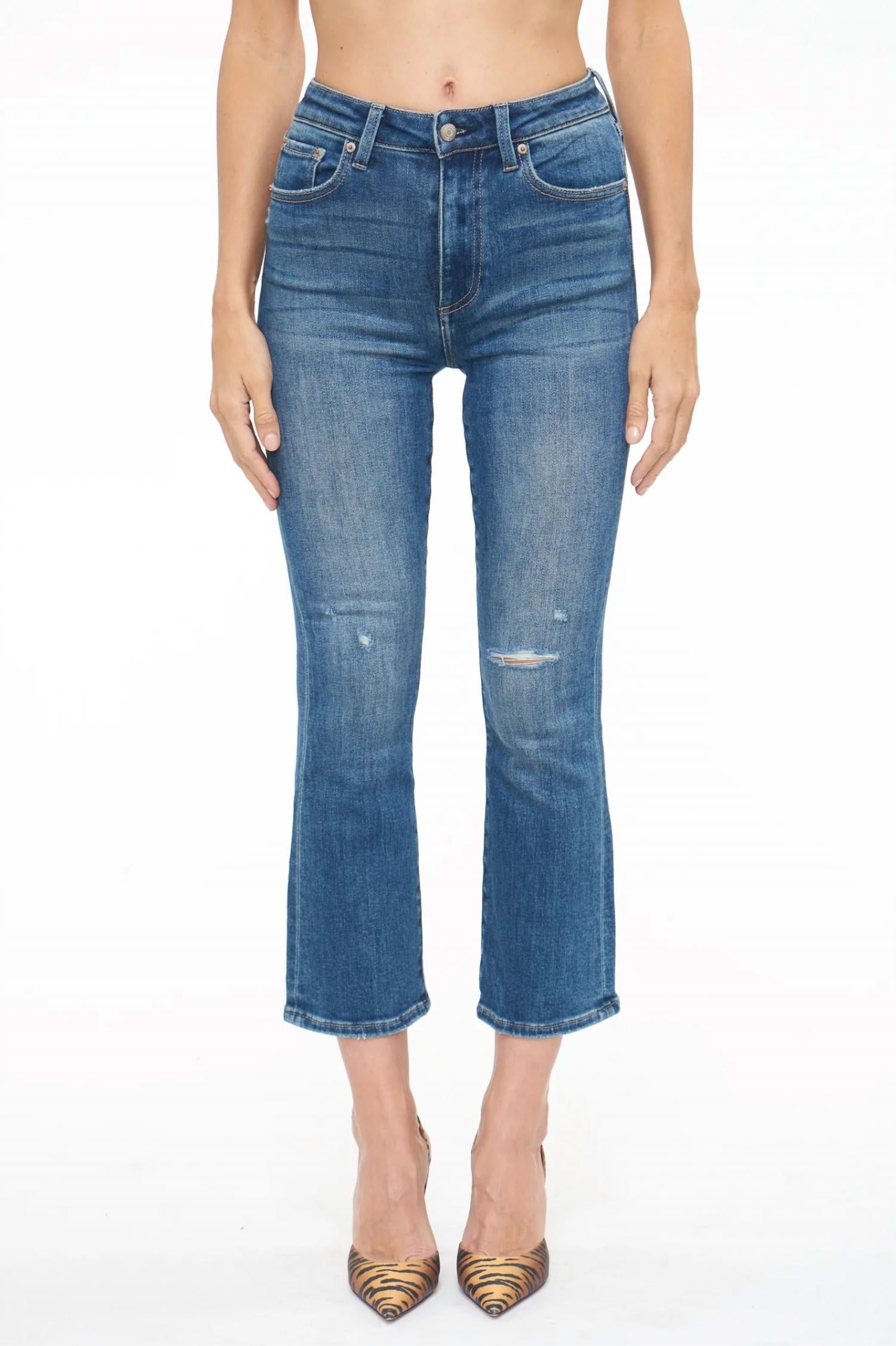 Pistola - Women's Lennon High Rise Cropped Bootcut Jeans