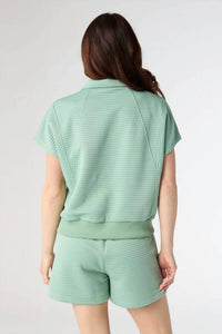Coco + Carmen - Women's Cozymaxx Quilt Zip Top