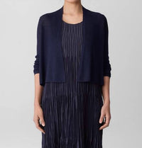 Eileen Fisher - Organic Linen Cotton Cropped Cardigan