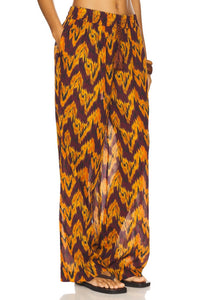 Ulla Johnson Azra Wide-leg Trousers in terra - women's pants - view 4