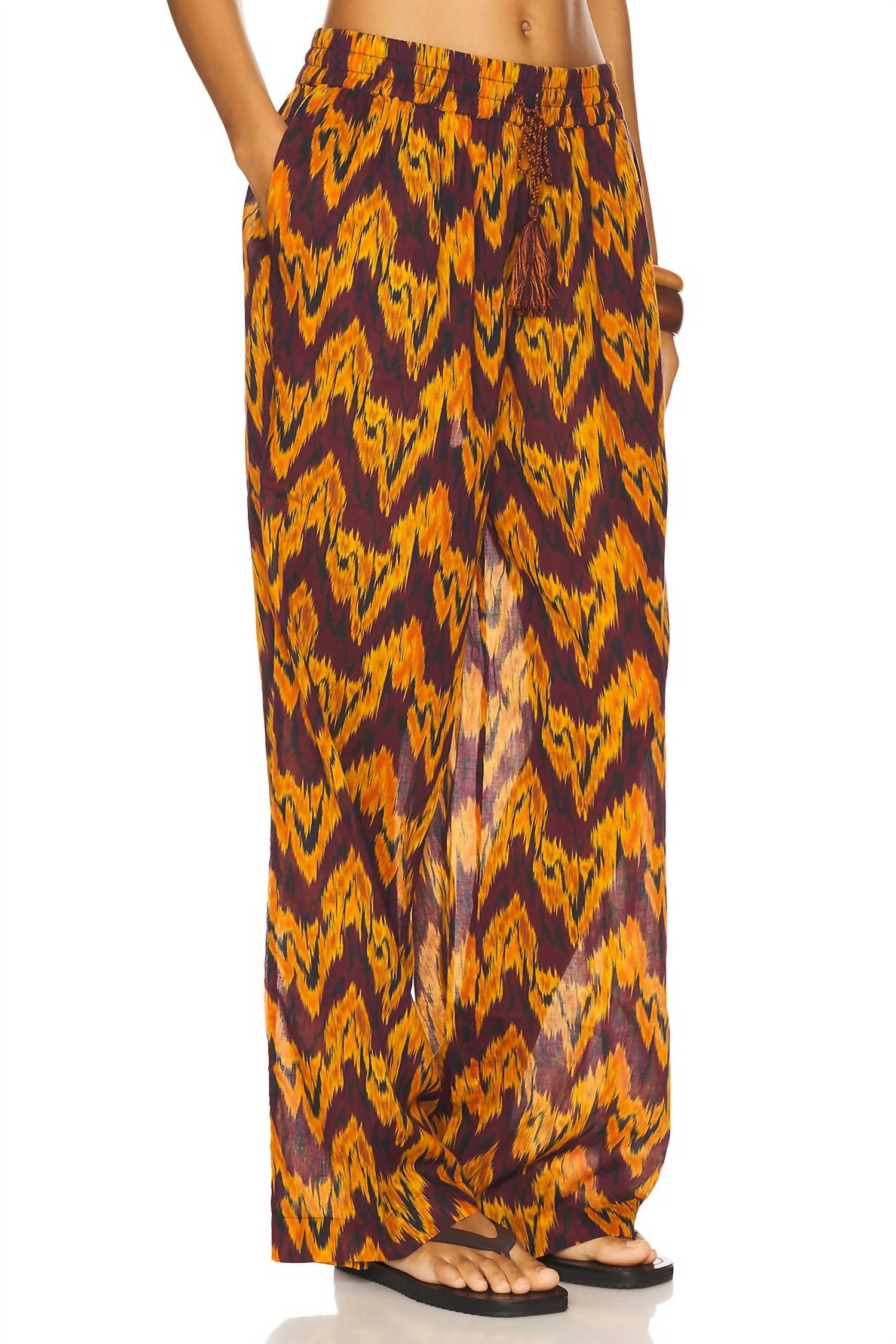 Ulla Johnson Azra Wide-leg Trousers in terra - women's pants - view 4