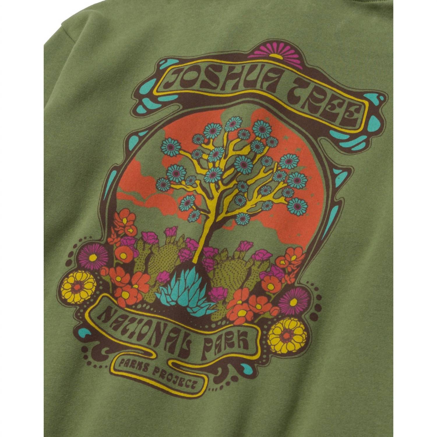 Parks Project Joshua Tree Trip Hoodie in fern - women's top - view 4