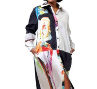N By Nancy - Long Cuffed Button-down Dress