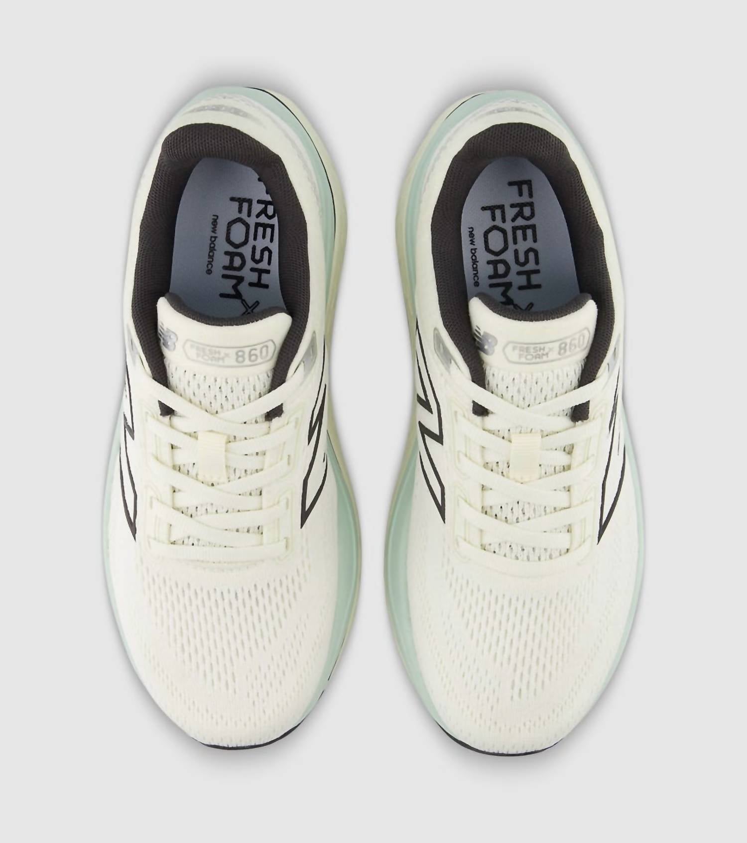 New Balance Women's 860v14 Running Shoes in sea salt angora - women's sneaker - view 4