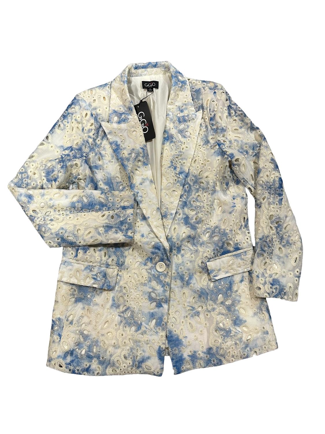 Gigio - Women's Eyelet Lace Blazer