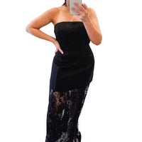 2.7 August Apparel - The Monaco Strapless Lace Dress