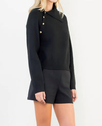 Thml - Split Neck Knit Sweater