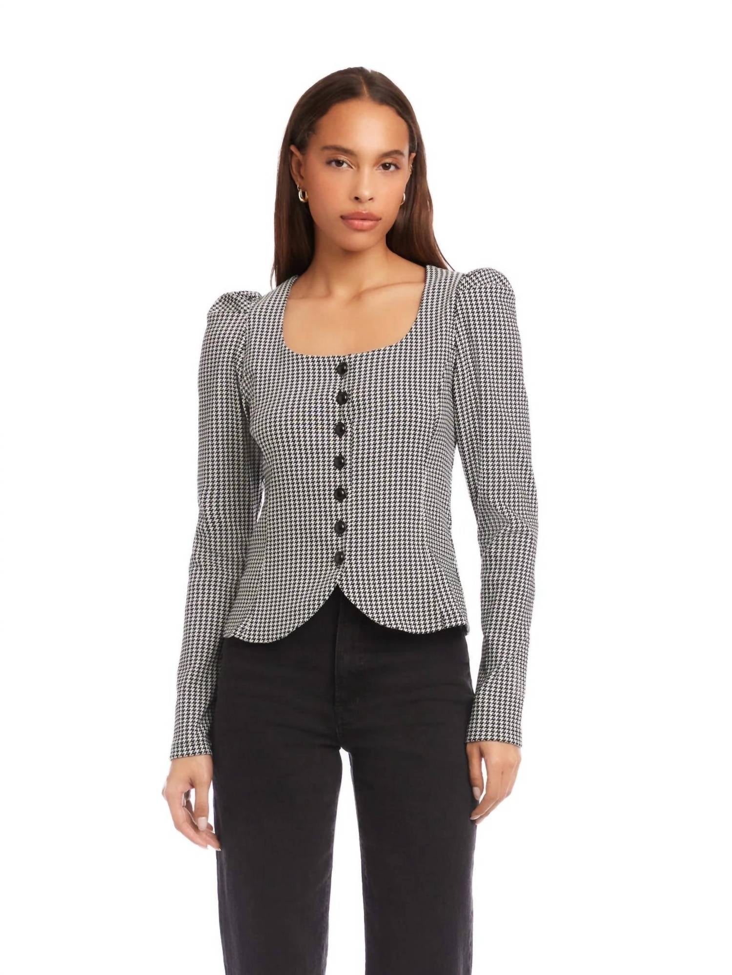 Fifteen Twenty - Frannie Puff Sleeve Top