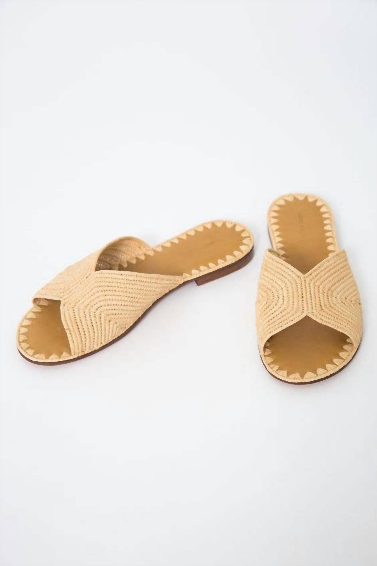 Craftberber - Women's Moroccan Raffia Sandals