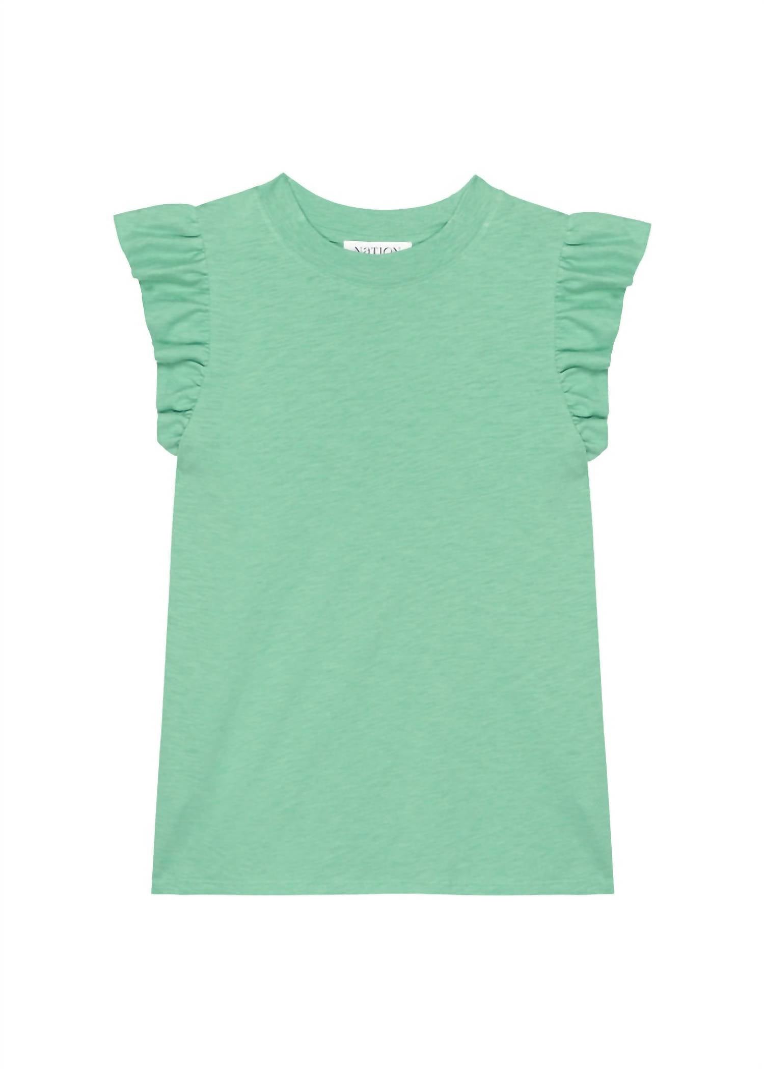 Nation Ltd - Paulette Ruffle Tank Top