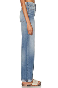 Grlfrnd - The Brooklyn High Rise Straight Distressed Jean