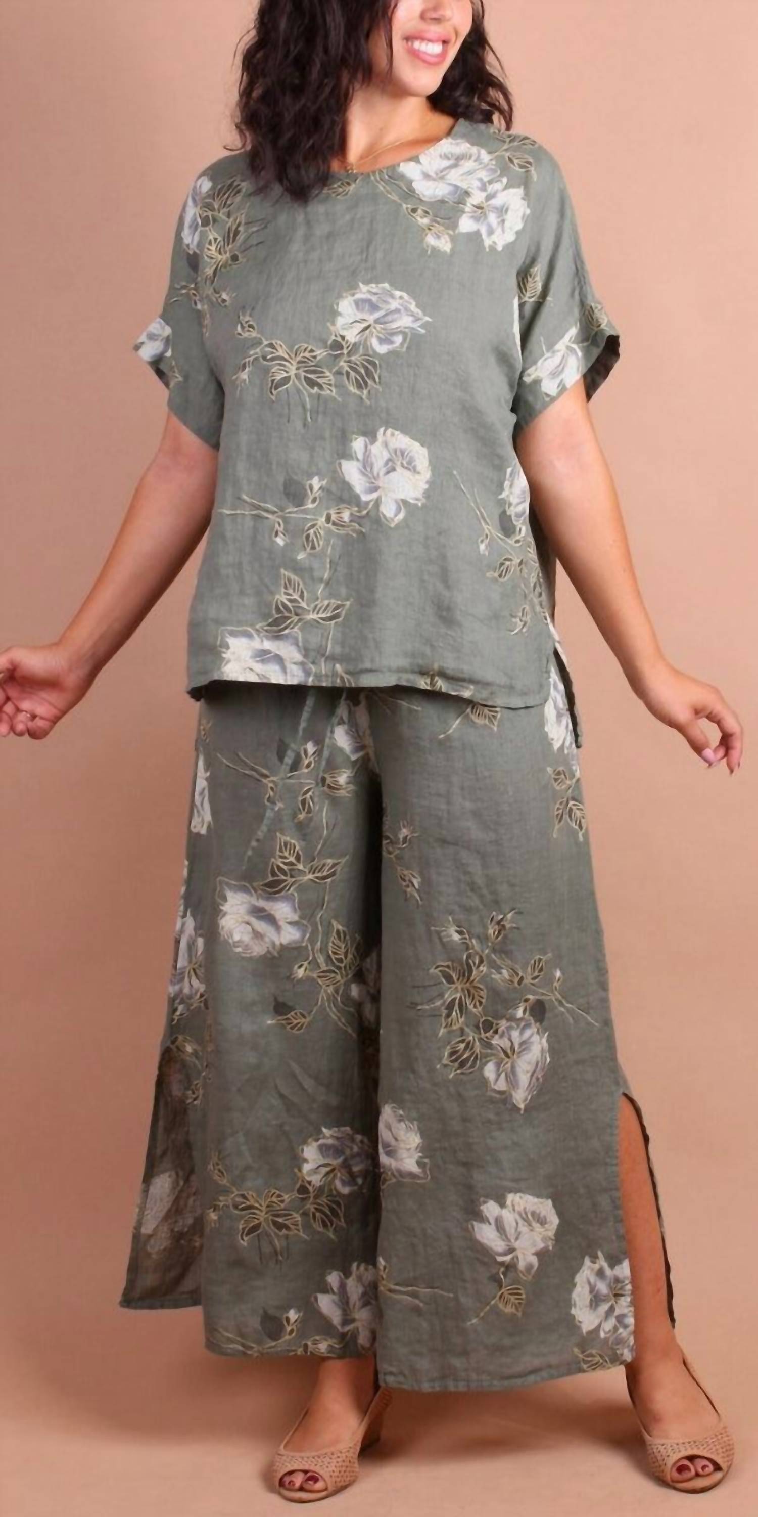 Gigi Moda - Sanremo Linen Top