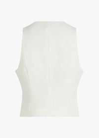 Favorite Daughter Favorite Slim Fit Vest in ivory - women's jacket - view 6