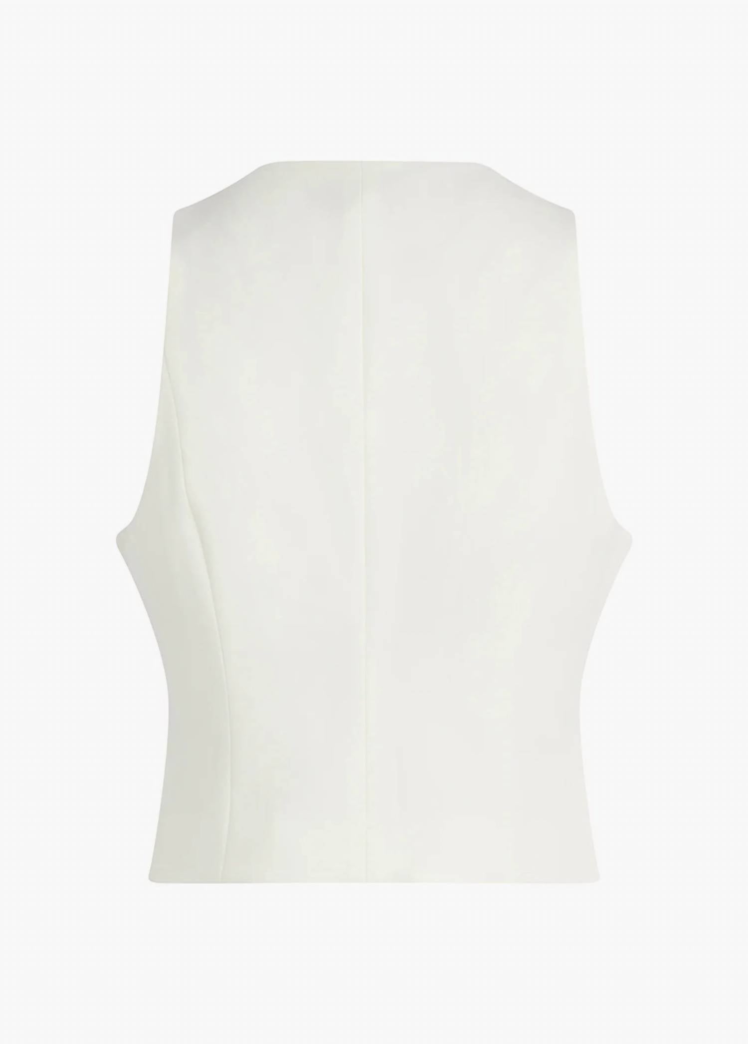 Favorite Daughter Favorite Slim Fit Vest in ivory - women's jacket - view 6