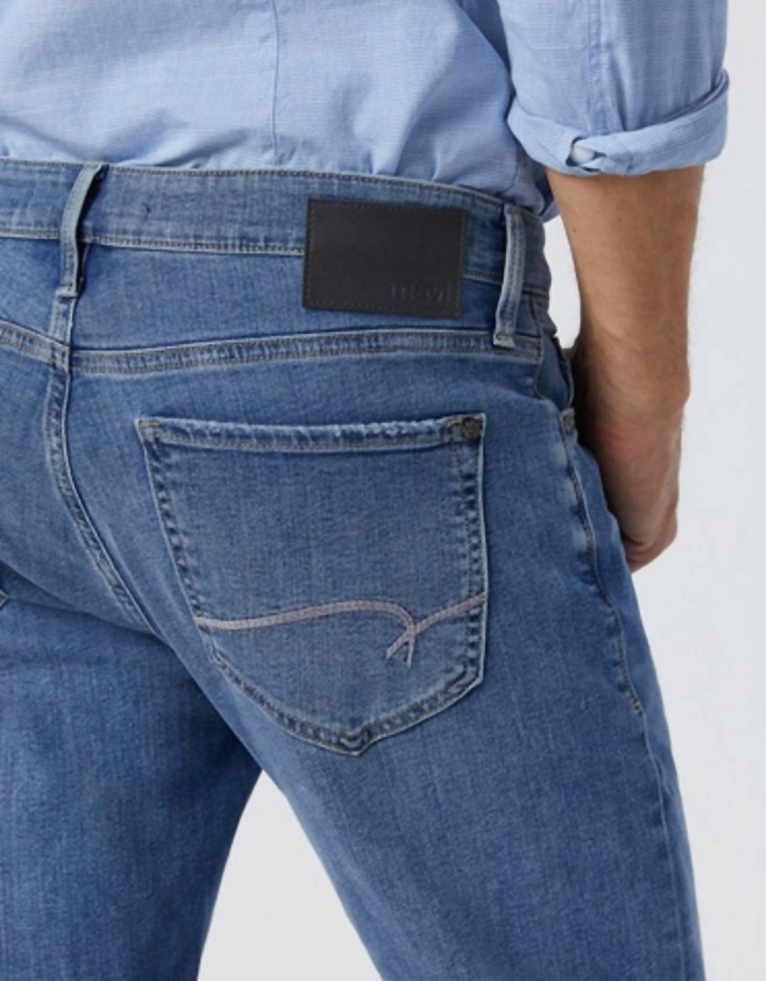 Mavi - Men's Zach Mid Brushed Williamsburg Jeans
