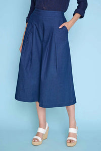 Picadilly - Pleated Wide-Leg Cropped Pants