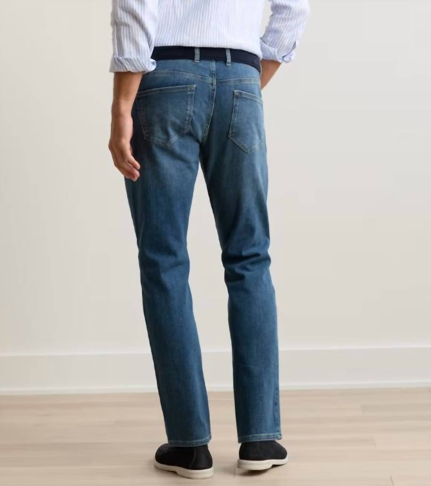 Peter Millar - Vintage Washed Five-pocket Denim Jeans