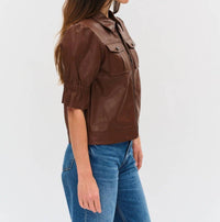 Six/Fifty - Jennifer Faux Leather Jacket