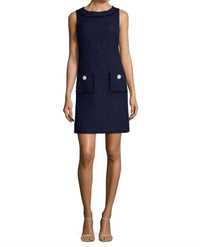 Karl Lagerfeld - Women's Sleeveless Tweed Dress