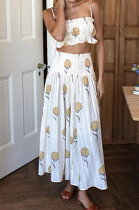 Emerson Fry - Vacation Smocked Maxi Skirt