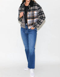 Ivy Jane - Patched Plaid Jacket