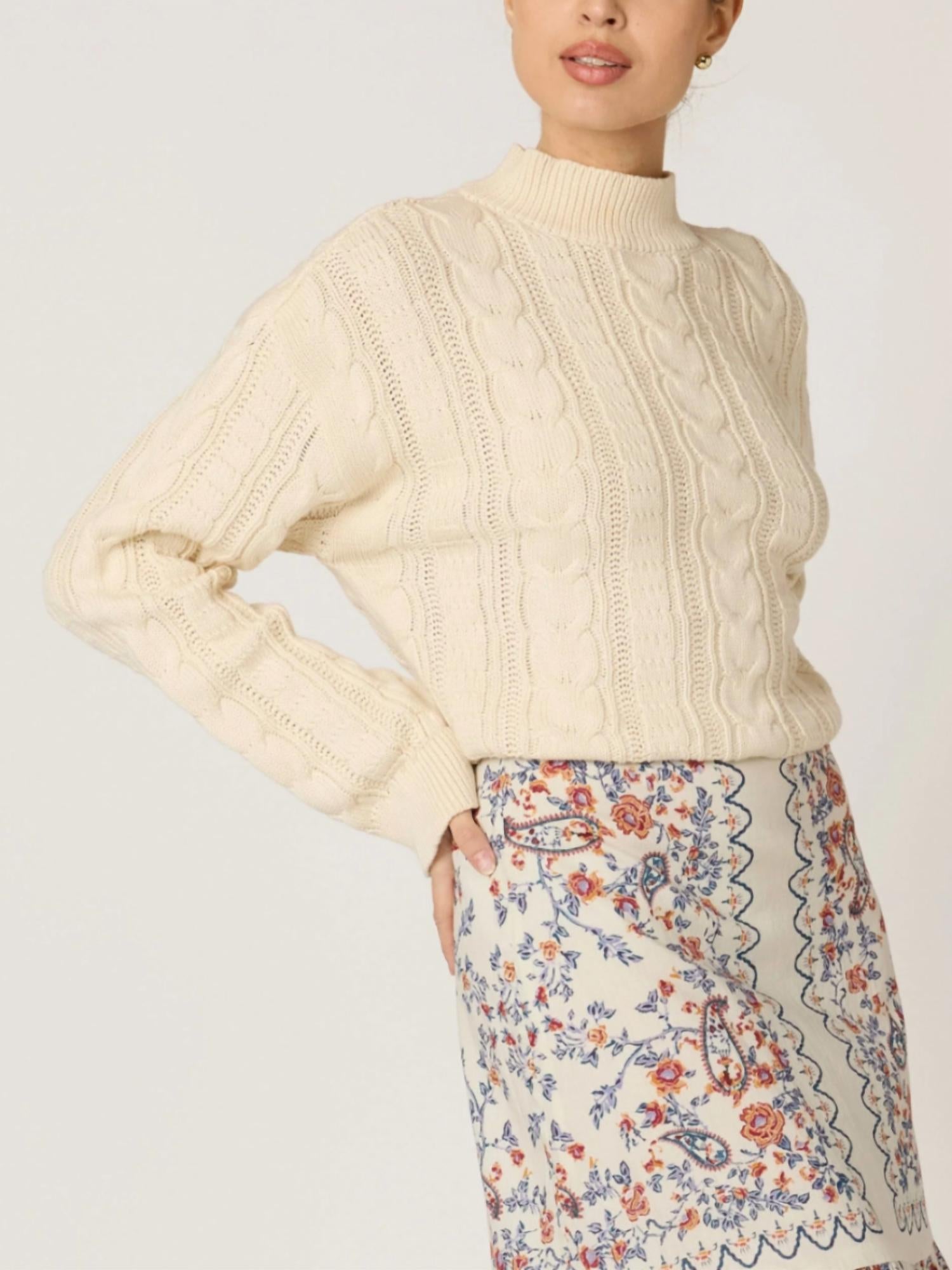 Cleobella - Janie Mock Neck Sweater