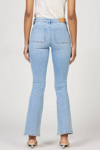 DEAR JOHN DENIM Jaxtyn Mid Rise Jeans in bluewood - women's jeans - detail view