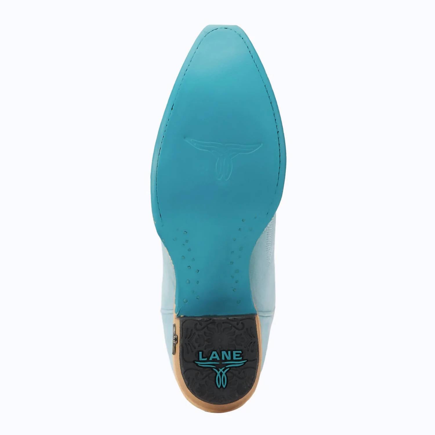 Lane Boots Women's Lexington Western Bootie in powder blue - women's shoe - view 4