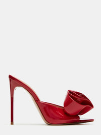 STEVE MADDEN Women's Affinity Heels in red patent - women's heels - alternate view