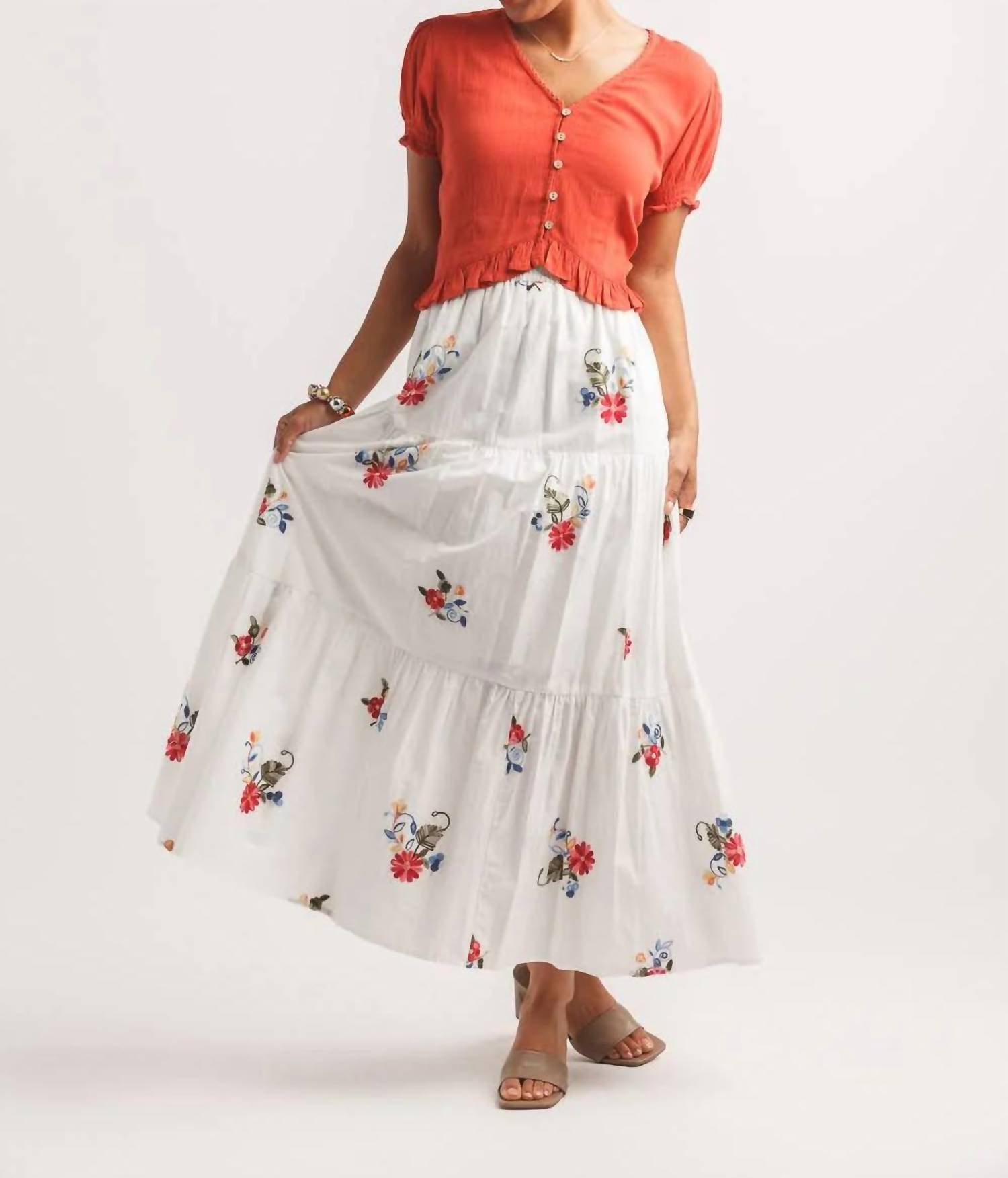 Papillon - Cropped Short Sleeve Top