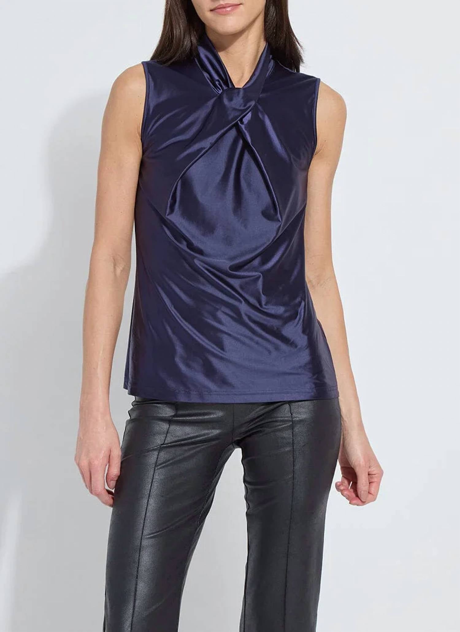 Lysse - Branca Halter Draped Top